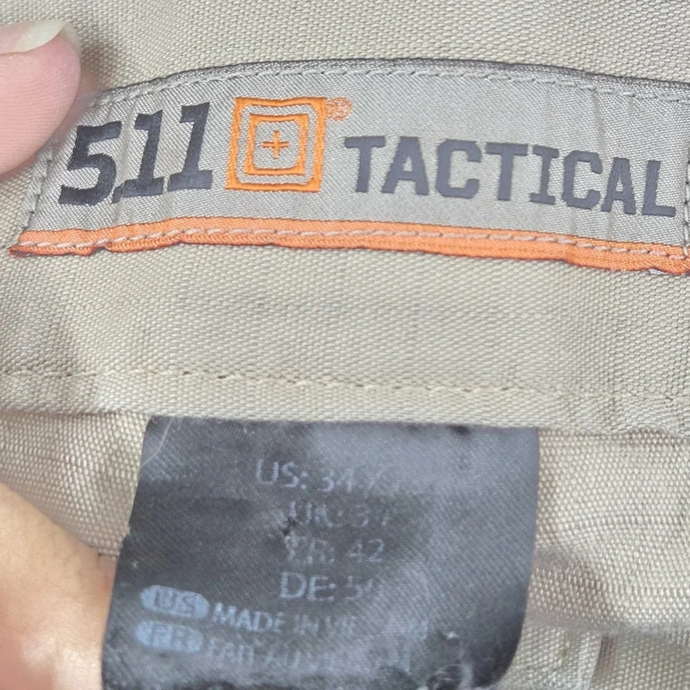 5.11 Tactical‎ Stryke Men Pants 34 Khaki Cargo Ripstop 27